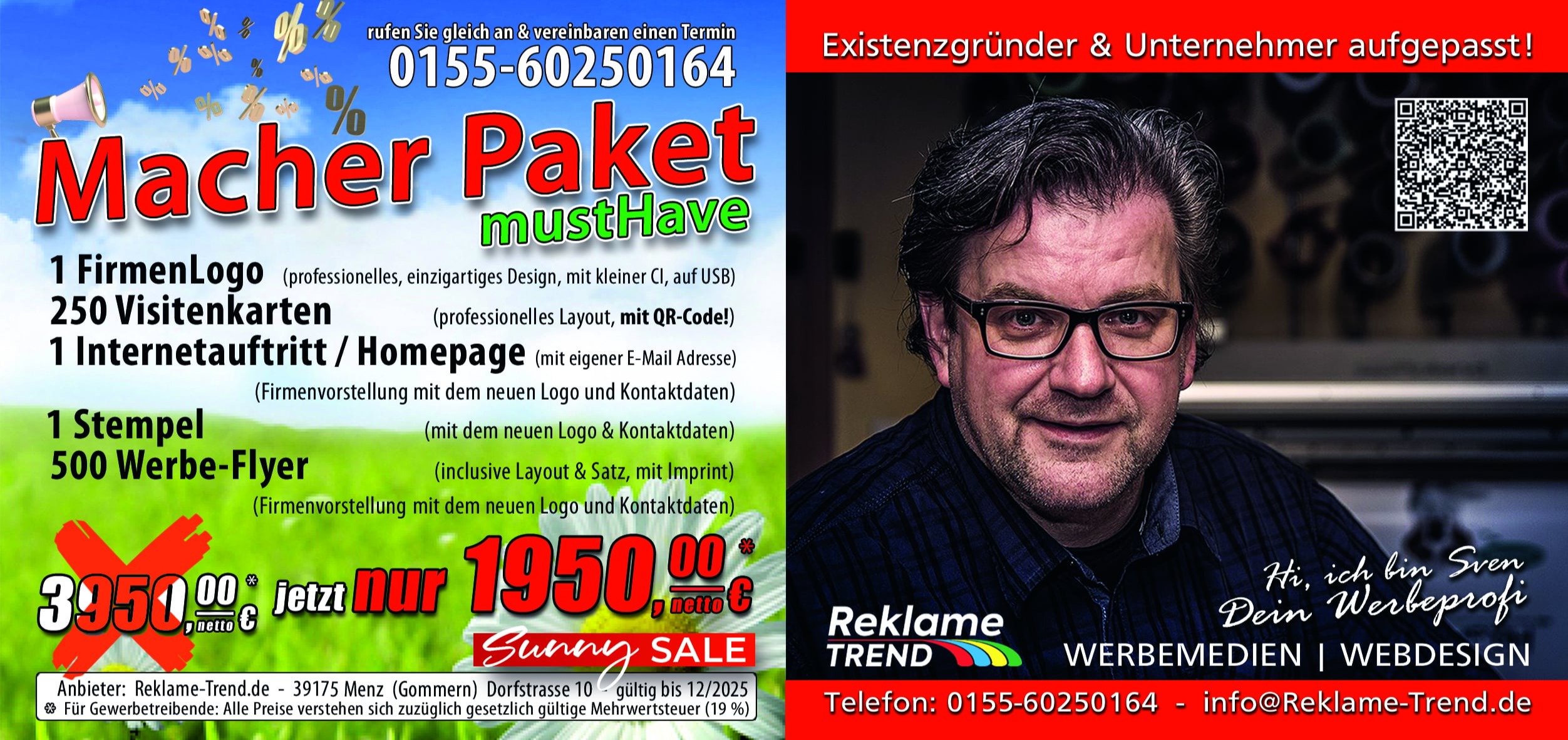 Reklame Existenzgruender Pakete